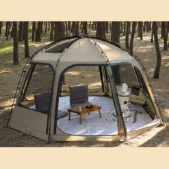 KZM Viva Dome Shelter Plus - Sand -Summit Outfitters 02 ea0c4a71 12b5 4c43 84b6 f9e811a35b6b