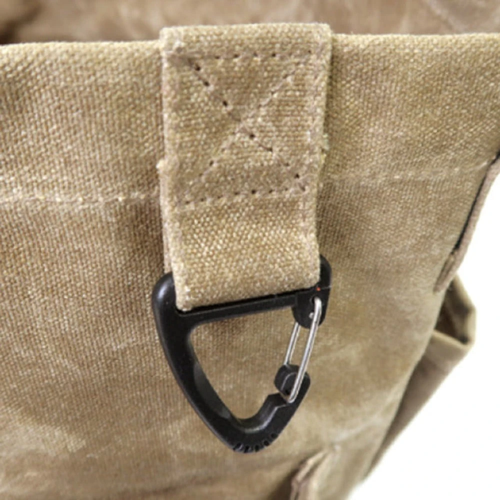 Post General Waxed Canvas Tool Bag Round - Grey 3 Post General Waxed Canvas Tool Bag Round - Grey - Image 3