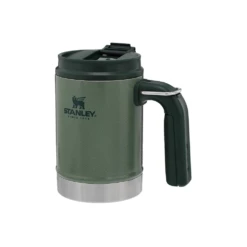 Stanley Classic Vacuum Steel Camp Mug 16oz Hammertone Green -Summit Outfitters 10 01693 009 5