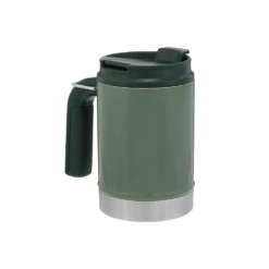 Stanley Classic Vacuum Steel Camp Mug 16oz Hammertone Green -Summit Outfitters 10 01693 009 6