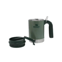 Stanley Classic Vacuum Steel Camp Mug 16oz Hammertone Green -Summit Outfitters 10 01693 009 7