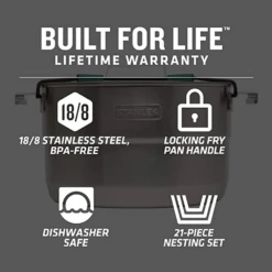 Stanley Adventure Full Kitchen Base Camp Cooking Set -Summit Outfitters 10 02479 025 8