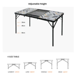 KZM Connect 3 Folding BBQ Table 11 KZM Connect 3 Folding BBQ Table -Summit Outfitters 10 945219cf b068 4a62 9d05 893c0cd6a88a