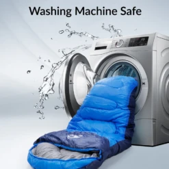 Hewolf Camping Sleeping Bag 1.3 - Green -Summit Outfitters 1607 blue 2