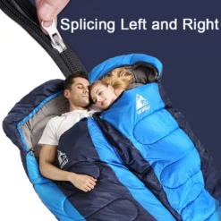Hewolf Camping Sleeping Bag -Summit Outfitters 1607 blue 3