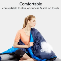 Hewolf Camping Sleeping Bag 1.3 - Green -Summit Outfitters 1607 blue 7