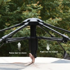 CSTUR Fast Pitch Camping Tent- Black Silver -Summit Outfitters 1 b60375ae b816 4d25 b21f ca352ffa42a8