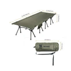 OneTigris Outdoor Foldable Camp Bed - Ranger Green -Summit Outfitters 1 f5a83ce4 4e93 4bd4 9eff 24c40c4ca940