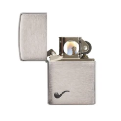 Zippo 200pl Pipe Brushed Chrome - Refillable Windproof Lighter -Summit Outfitters 200pl 2