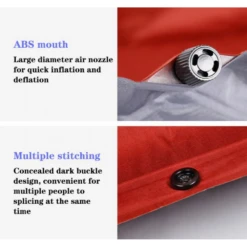 Hewolf Inflatable Mat Orange - Single/Double -Summit Outfitters 222