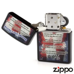Zippo Military Wife Prayer Refillable Windproof Lighter - 28315 -Summit Outfitters 28315 1