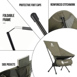 OneTigris Portable Camping Chair Large - Ranger Green -Summit Outfitters 3 a619cdbb 9b63 403a 9c24 7b43faff4c0c
