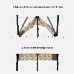 KZM Camp Cot Bed -Summit Outfitters 4 18f46cef 975a 4668 8b90 e2a0489e4b1b