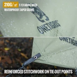 OneTigris FJORD T/C Camping Tarp -Summit Outfitters 4 301312cb 6274 428b 80dc cc20f8a8020e