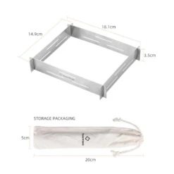 Thous Winds Kovea Cube Cassette Stove Stainless Steel Windscreen -Summit Outfitters 4 43940850 82f5 4fbe 9625 833e8e645f11