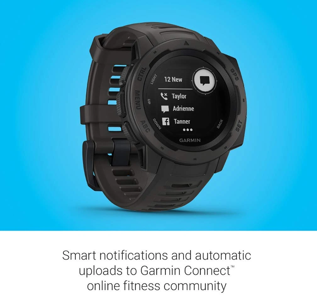 Garmin Instinct GPS Smartwatch - Graphite 12 Garmin Instinct GPS Smartwatch - Graphite - Image 12