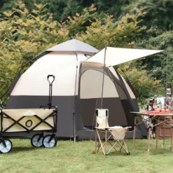 CSTUR Fast Pitch Camping Tent- Black Silver -Summit Outfitters 5 55e46fbb 81f7 4017 a706 9b8d68f8b58a