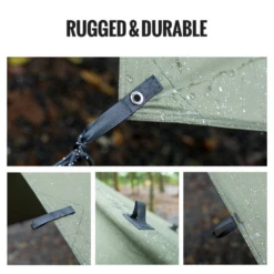 OneTigris FJORD T/C Camping Tarp -Summit Outfitters 5 70ec3592 6dbe 4c16 9611 1cee86539611