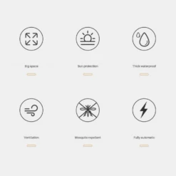 CSTUR Fast Pitch Camping Tent- Black Silver -Summit Outfitters 6 4406bec1 bc79 42a2 ac0b 2023b44d3117