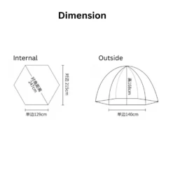 CSTUR Fast Pitch Camping Tent- Black Silver -Summit Outfitters 7 034b3749 0d53 4125 8953 35a0bb5b2a2e