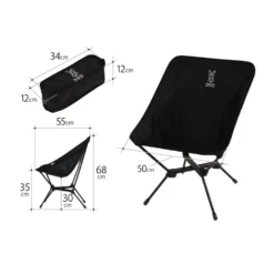 DoD Compact Chair -Summit Outfitters C1 591 BK 3