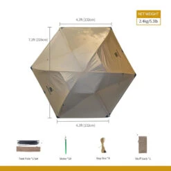 OneTigris Cosmitto Backpacking Tent -Summit Outfitters CE HZP01 CB 04