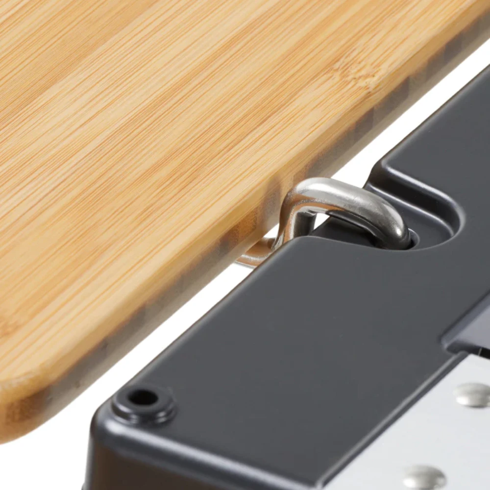 Snow Peak Iron Grill Table Multi Function Table Corner L Bamboo 2 Snow Peak Iron Grill Table Multi Function Table Corner L Bamboo - Image 2