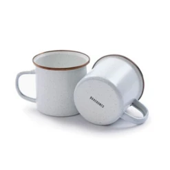 Barebones Enamel Espresso Cup - Set Of 2 -Summit Outfitters CKW 394