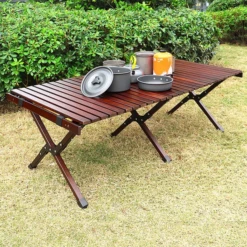 Camp Leader Large Wooden Egg Roll Table -Summit Outfitters CL09BWN 4 600x600 f24fbff8 bfbb 4caf b8cb 74b798e86799