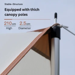 Adventurer Tanxianzhe Waterproof Awning Anti-tearing Sunshade Tarp Outdoor Camping Tan 17 Adventurer Tanxianzhe Waterproof Awning Anti-tearing Sunshade Tarp Outdoor Camping Tan -Summit Outfitters CLEARANCEADVENTURER