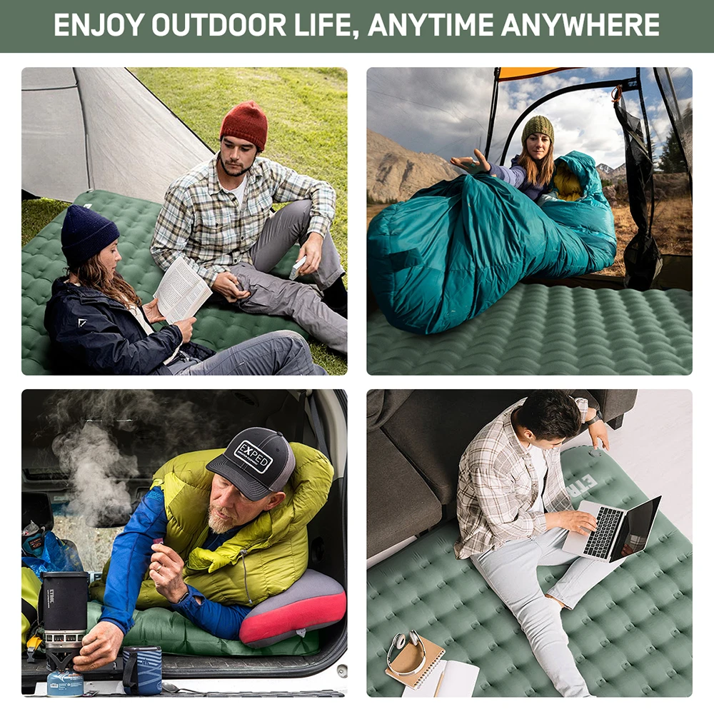 Etrol Whale Double Inflatable Sleeping Pad 6 Etrol Whale Double Inflatable Sleeping Pad - Image 6