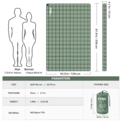 Etrol Whale Double Inflatable Sleeping Pad 13 Etrol Whale Double Inflatable Sleeping Pad -Summit Outfitters CQD 2 Be 08