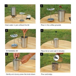 Snow Peak Titanium Café Press 3cups -Summit Outfitters CS 111 Instructions