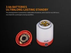 Fenix CL23 Camping Lantern Fresh Green -Summit Outfitters Fenix CL23 Lantern AA Batteries