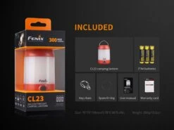 Fenix CL23 Camping Lantern Fresh Green -Summit Outfitters Fenix CL23 Lantern Included