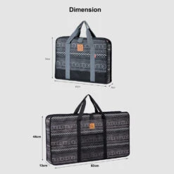 KZM Folding Table Carry Bag 17 KZM Folding Table Carry Bag -Summit Outfitters K20T3B001 dimensionwithK9T3B001