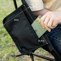 KZM Reisen Lightweight Chair -Summit Outfitters K21T1C01BK 7