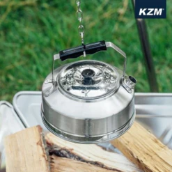 KZM Stainless Steel Kettle 0.8L -Summit Outfitters K21T3K08 04