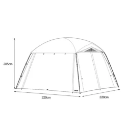 KZM Brick Shelter -Summit Outfitters K221T3T05 06