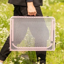 KZM Iron Mesh Slim Mini Table - Black -Summit Outfitters K8T3U011 5 600x600 453cf4dc 26b9 4c10 b6d2 f0de44c721a8