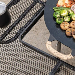 KZM Iron Mesh Fireplace Table II -Summit Outfitters K9T3U012 5 png