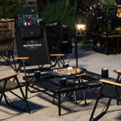 KZM Iron Mesh Fireplace Table II -Summit Outfitters K9T3U012 7