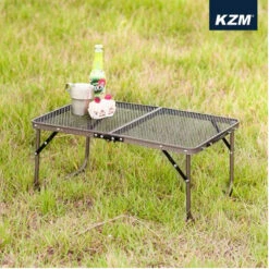KZM Iron Mesh Picnic Table -Summit Outfitters K9T3U013 2