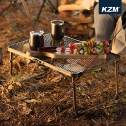 KZM Iron Mesh Picnic Table -Summit Outfitters K9T3U013 3