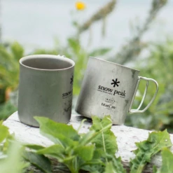 Snow Peak Titanium Double Wall Cup 450ml -Summit Outfitters LP 450