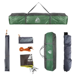 Hewolf Auto 3-4 Person Tent - Green -Summit Outfitters MON 1654 GRN 5