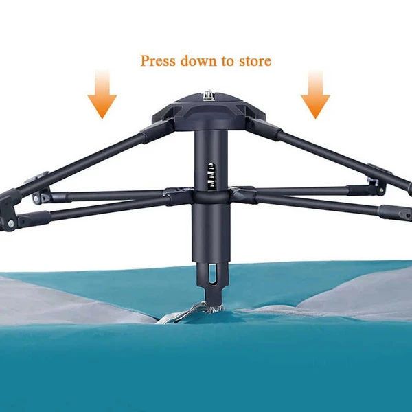 Hewolf Auto 4 Person Tent Teal 6 Hewolf Auto 4 Person Tent Teal - Image 6