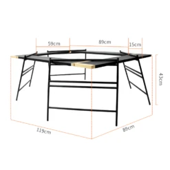 Camp Leader Portable And Multiple Function BBQ Table -Summit Outfitters MON24 3 jpg