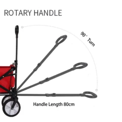 Camp Leader Camping Push Wagon - Black -Summit Outfitters MON42 8 edited