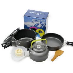 Camp Leader Camping Cookset 2-3 Person -Summit Outfitters MON43 5